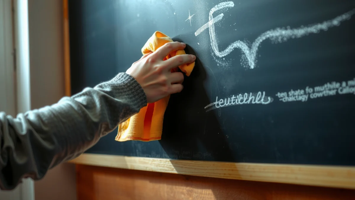 How to Clean Chalk: Simple Steps for Smudges and Dust