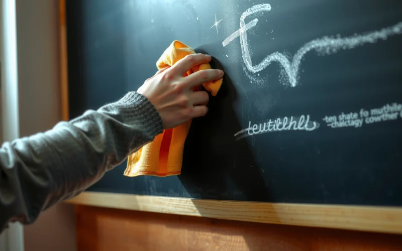 How to Clean Chalk: Simple Steps for Smudges and Dust