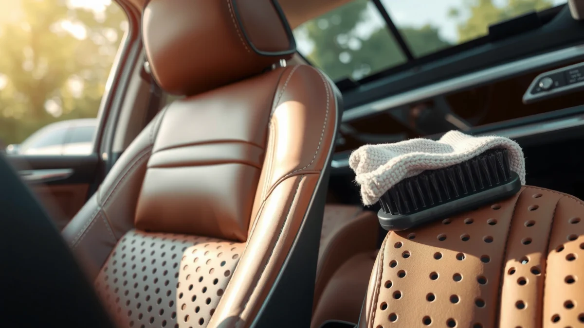 How to Clean Clogged Perforated Leather Seats: Easy Steps
