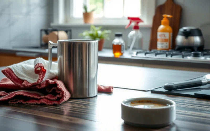 How to Clean Coffee Stains from Stainless Steel: Simple Steps
