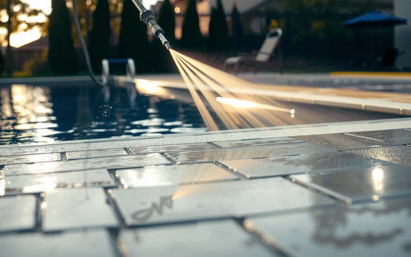 How to Clean Concrete Around a Pool: Step-by-Step