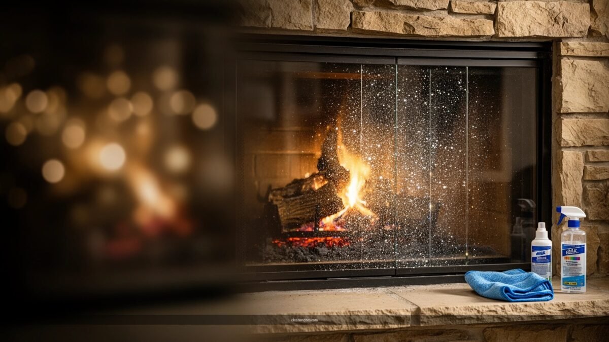 How to Clean a Fireplace Glass: Simple, Streak-Free Steps