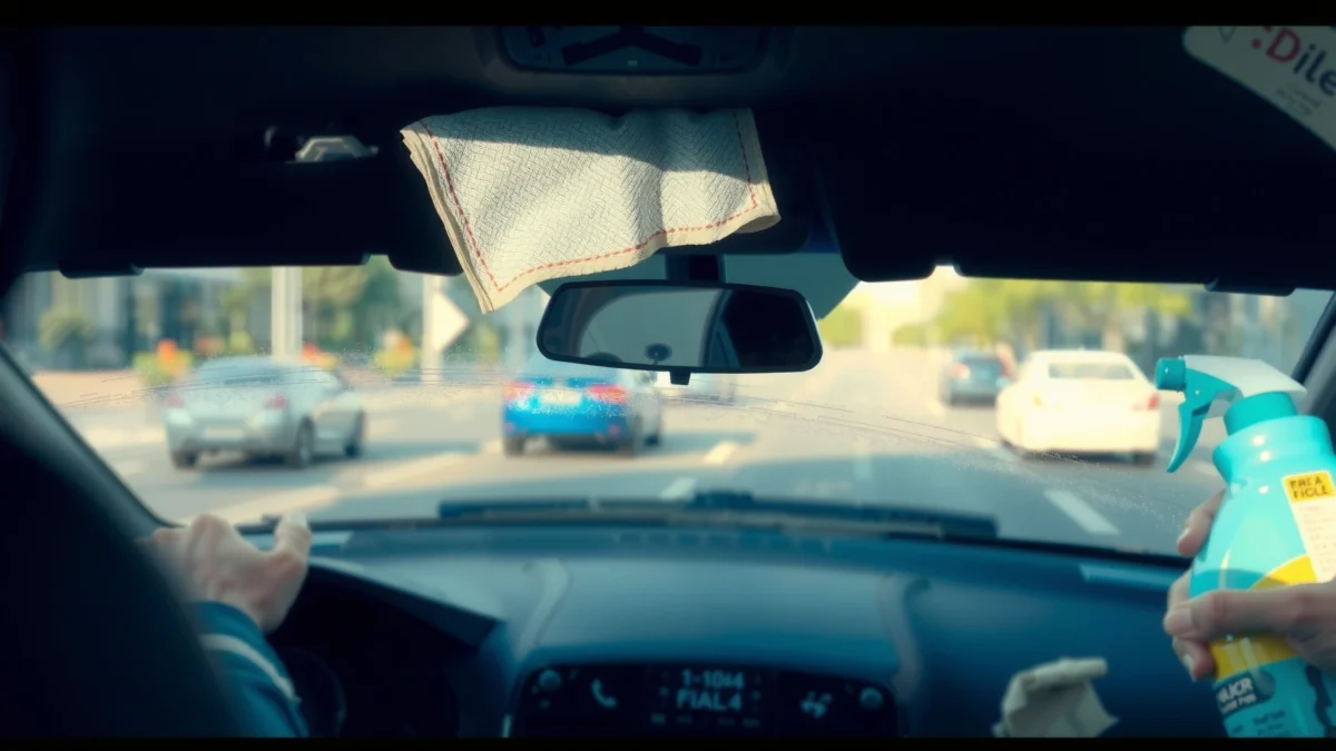 How to Clean Inside Windscreen: Clear View in Minutes