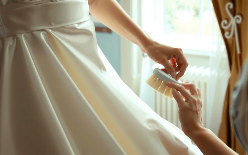 How to Clean My Wedding Dress: Safe Steps for Stains and Care