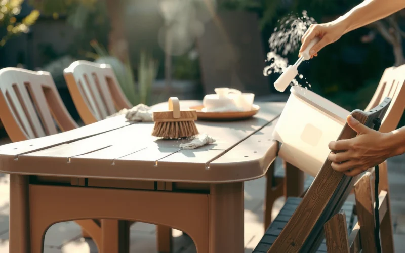 How to Clean Recycled Plastic Outdoor Furniture: Easy Steps