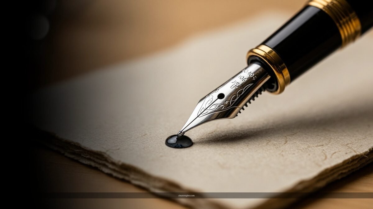 How to Clean a Nib of a Fountain Pen: Step-by-Step