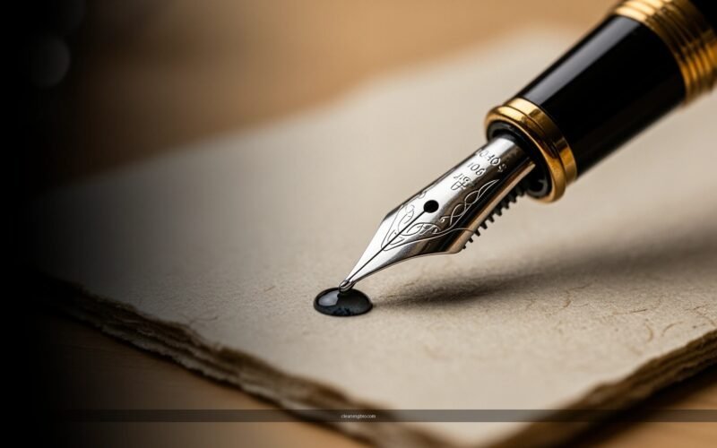 How to Clean a Nib of a Fountain Pen: Step-by-Step