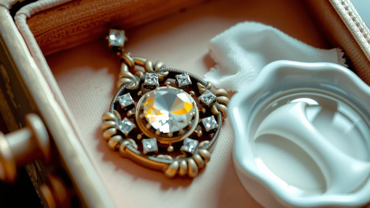 How to Clean Rhinestone Vintage Jewelry Without Damaging It