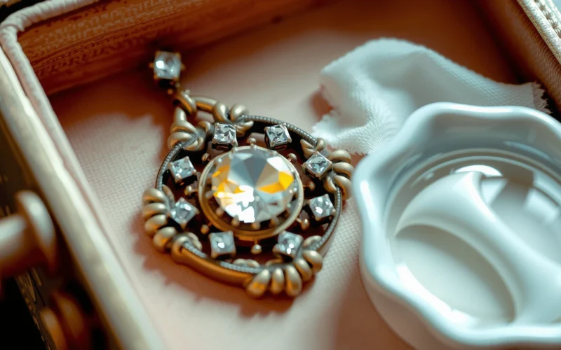 How to Clean Rhinestone Vintage Jewelry Without Damaging It