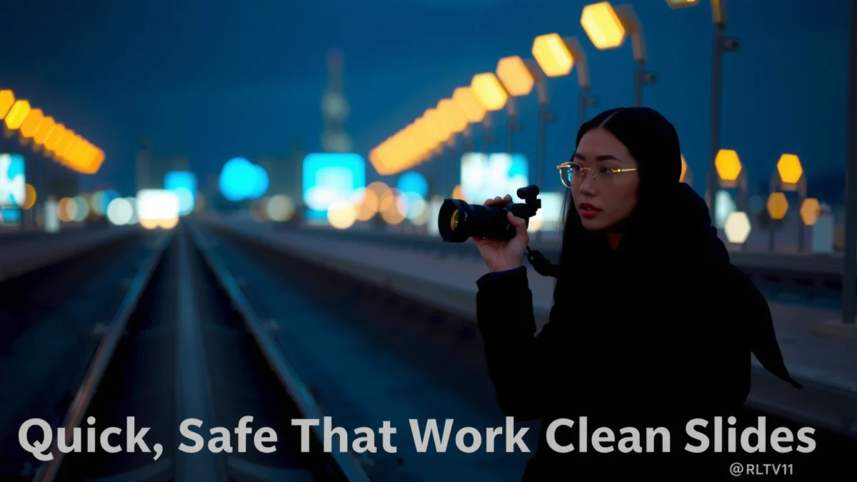 How to Clean Slides: Quick, Safe Steps That Work