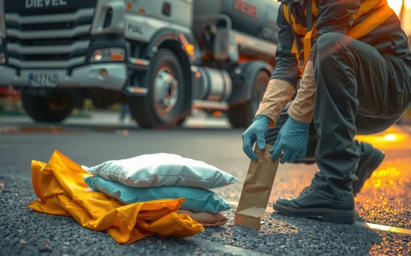 How to Clean Up a Diesel Fuel Spill: Step-by-Step