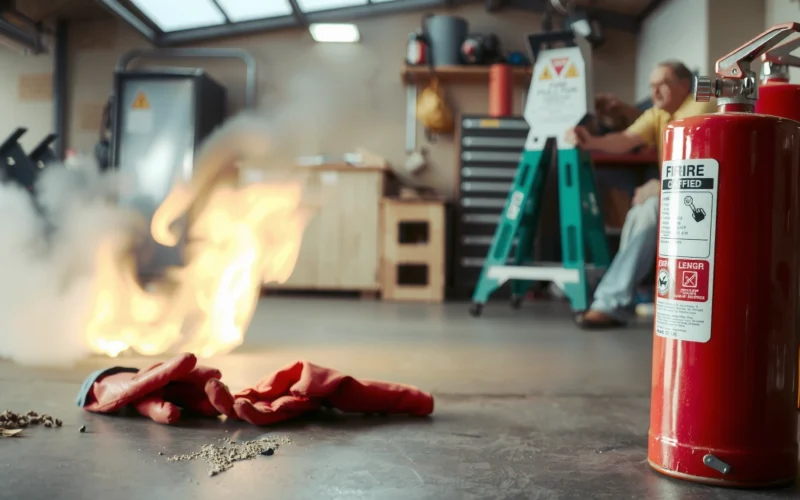 How to Clean Up Fire Extinguisher After Use Safely