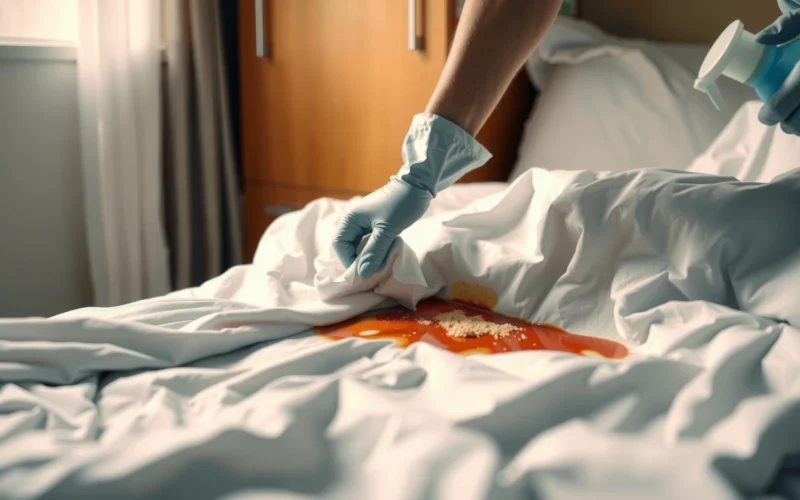 How to Clean Vomit From Bed Sheets: Quick and Effective Steps