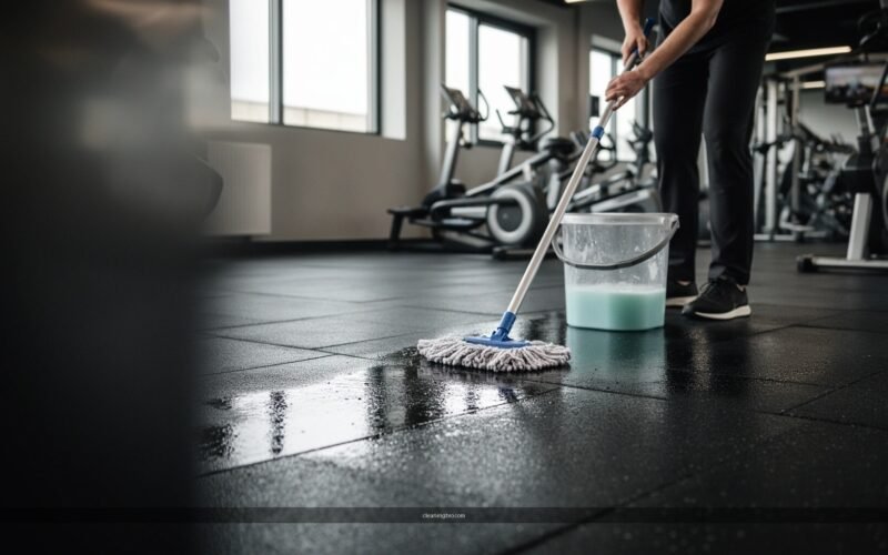 How to Clean a Rubber Floor: Simple, Safe Steps
