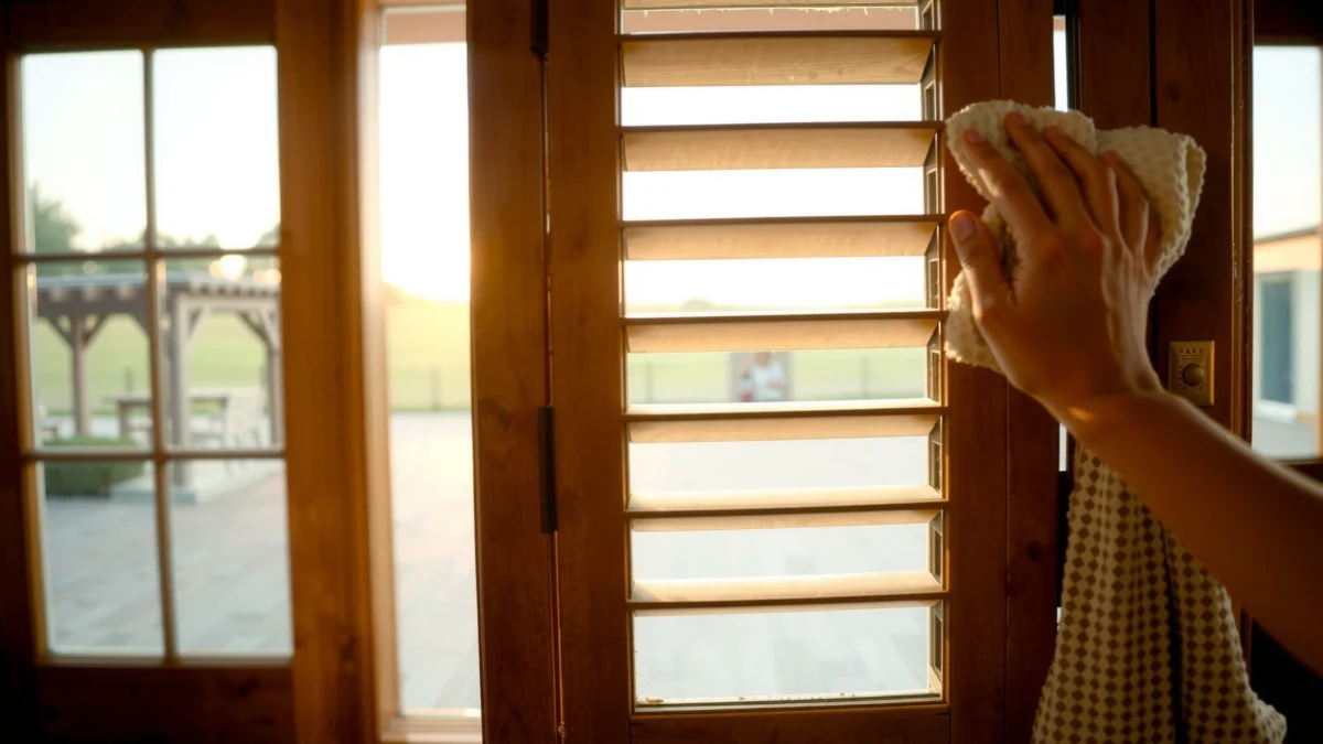 How to Clean Wood Plantation Shutters: Step-by-Step Care