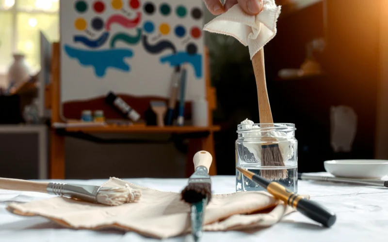 How Do You Clean Oil Paint Off Brushes? Simple Step-by-Step