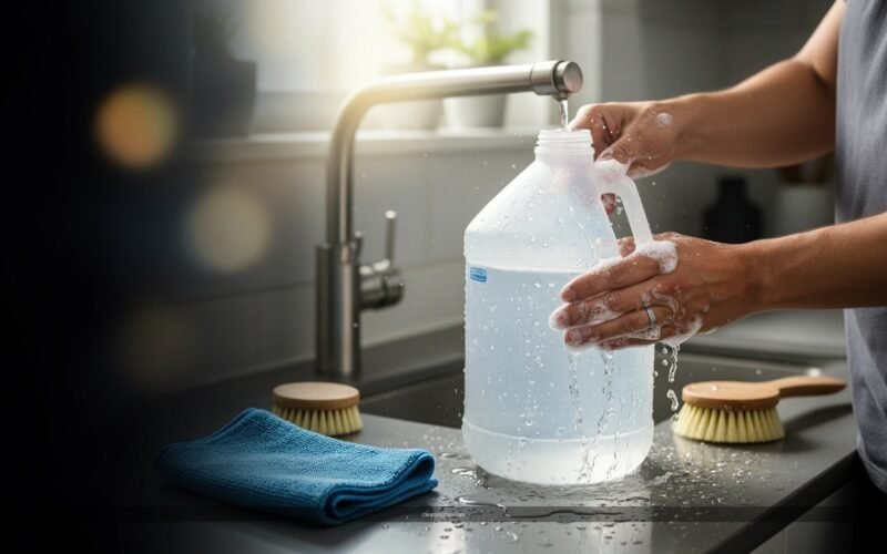 How to Clean a Water Storage Container: Step-by-Step