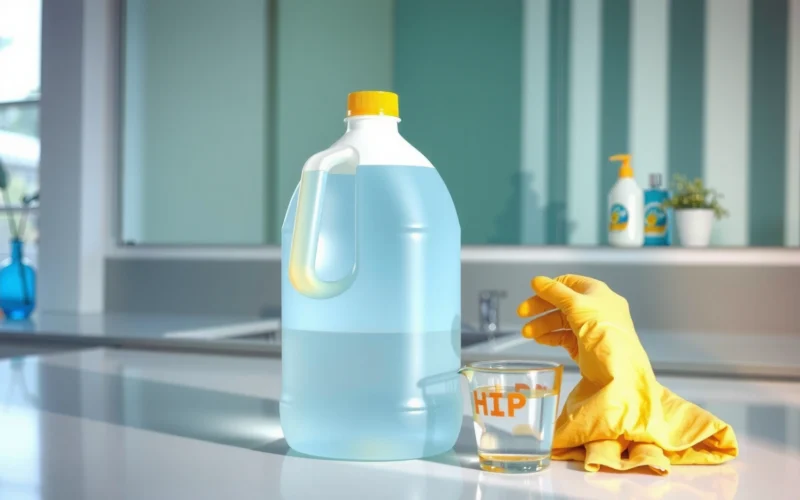 How to Clean 5 Gallon Water Jug With Bleach