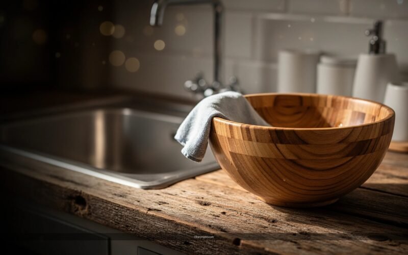 How to Clean a Wooden Salad Bowl: Simple, Safe Steps