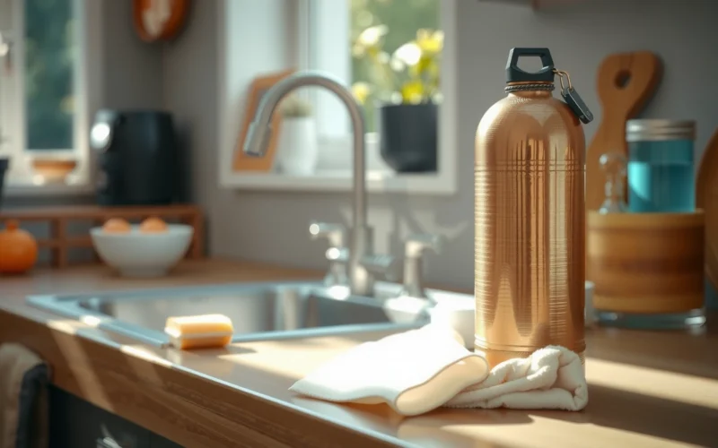How to Clean a Copper Water Bottle: Simple, Safe Steps