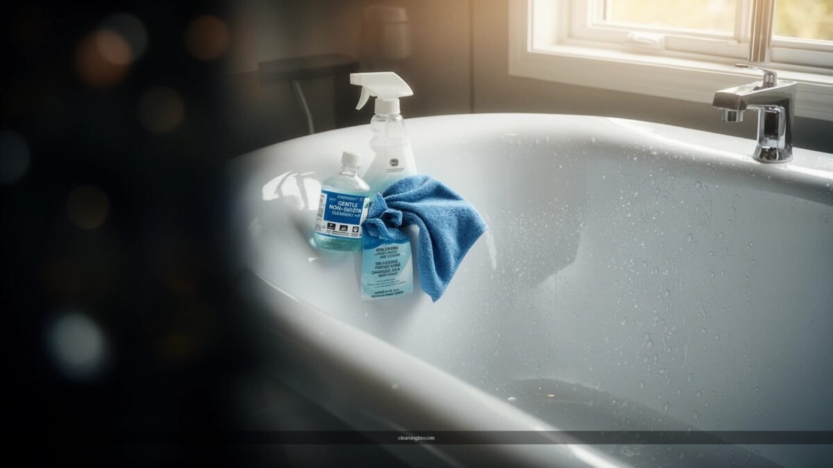 How to Clean an Acrylic Bathtub Without Scratching