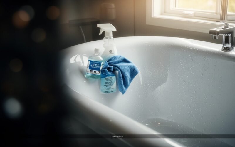 How to Clean an Acrylic Bathtub Without Scratching