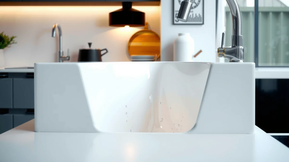 How to Clean a White Composite Sink