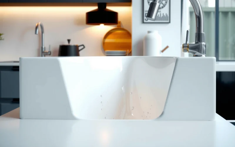 How to Clean a White Composite Sink