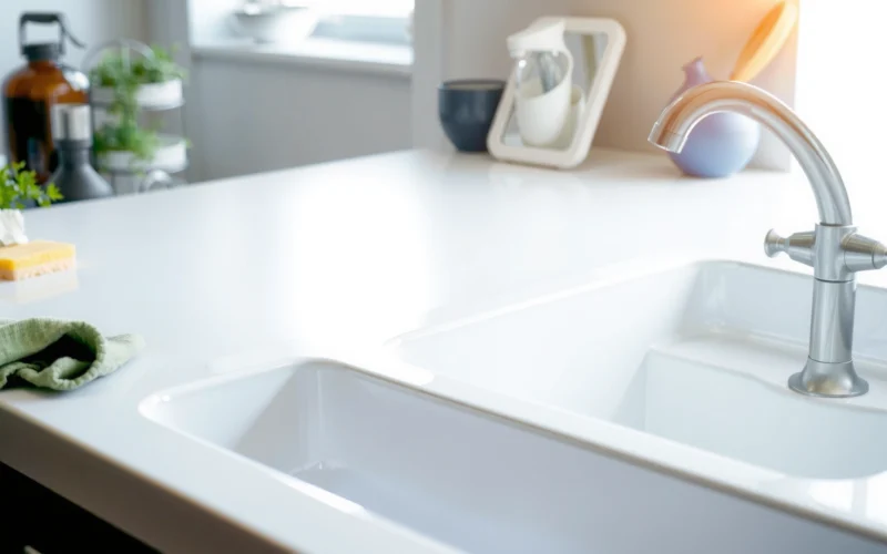 How to Clean a White Kitchen Sink: Simple Steps That Work