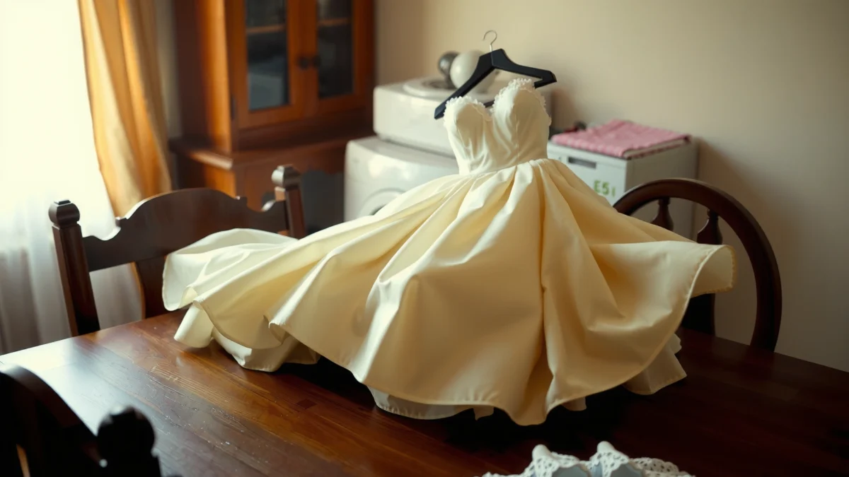 How to Clean a Yellowed Wedding Dress at Home