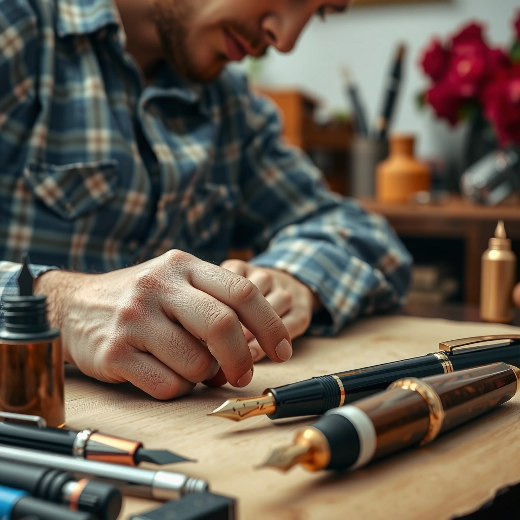 Fountain Pen Nib - how to clean fountain pen nib