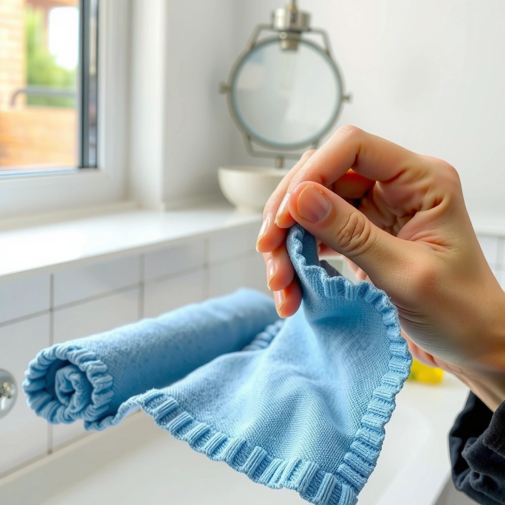 Gather - how to clean a microfiber glasses cloth