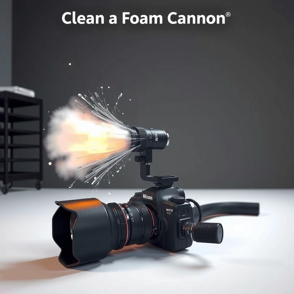 Gather - how to clean a foam cannon