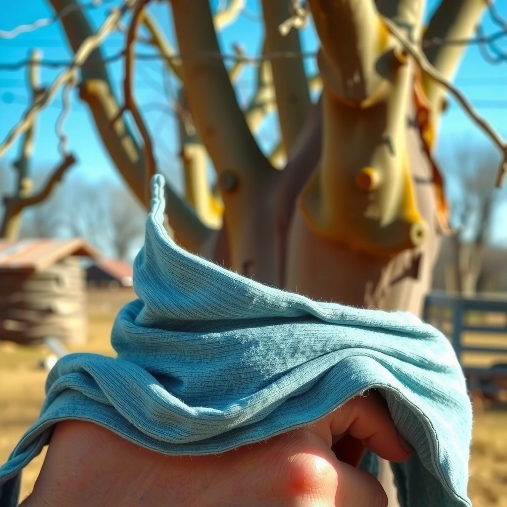 Gather - how to clean sap out of clothes