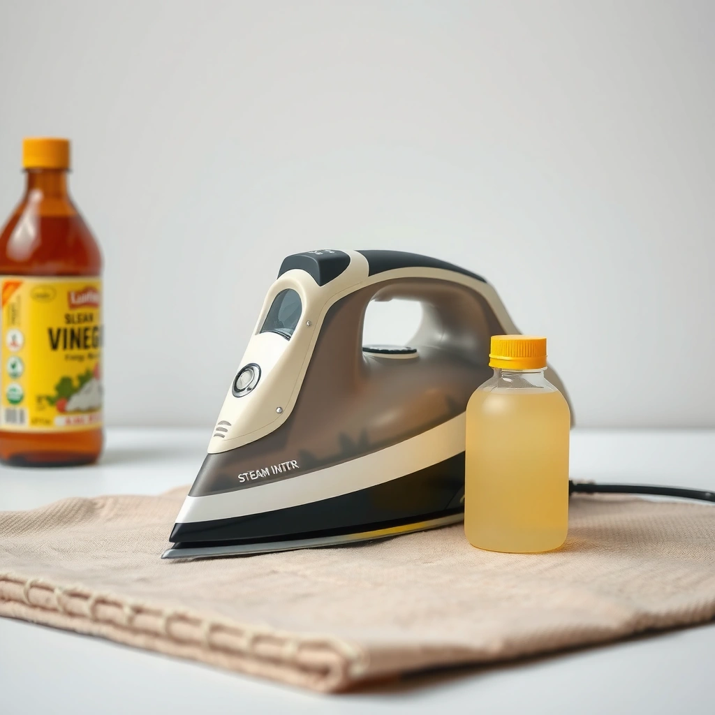 Gather - how to clean a steam iron with vinegar