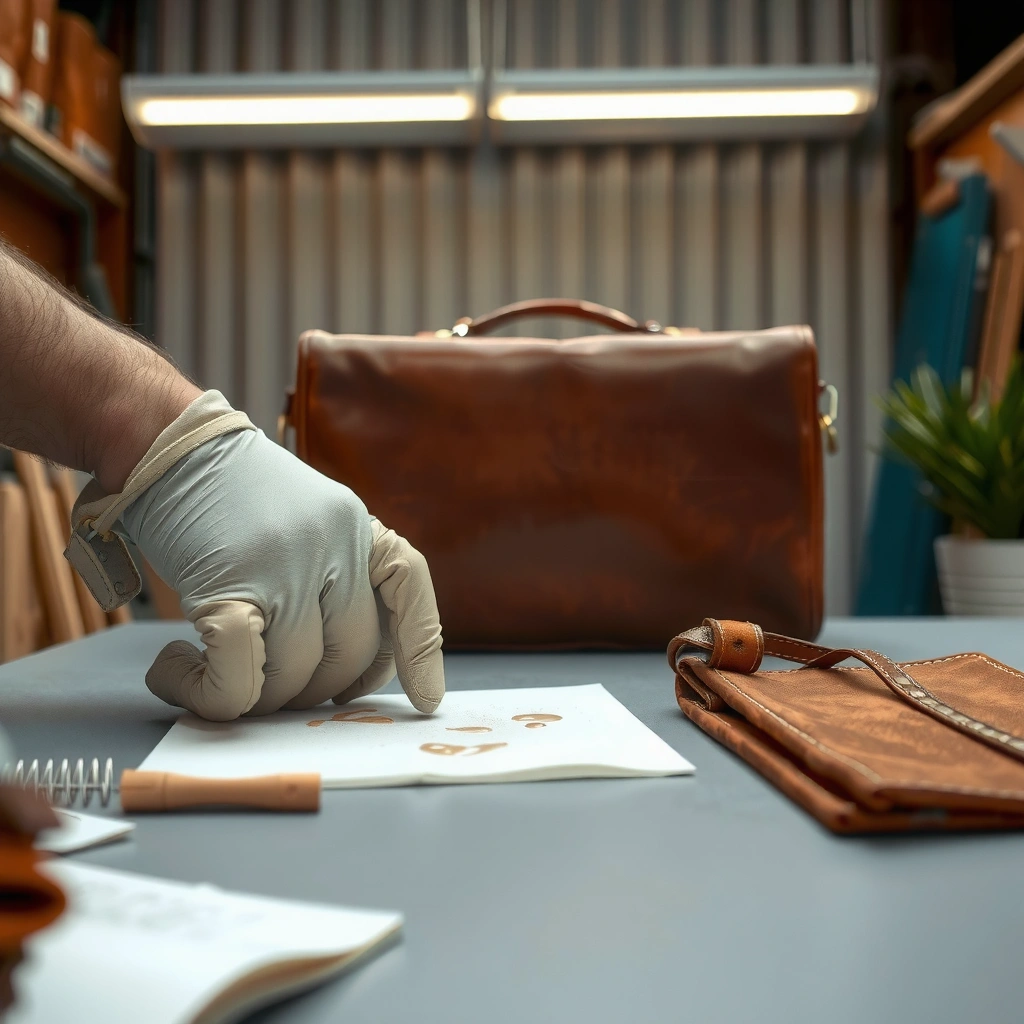 Gather - how to clean leather bag stain