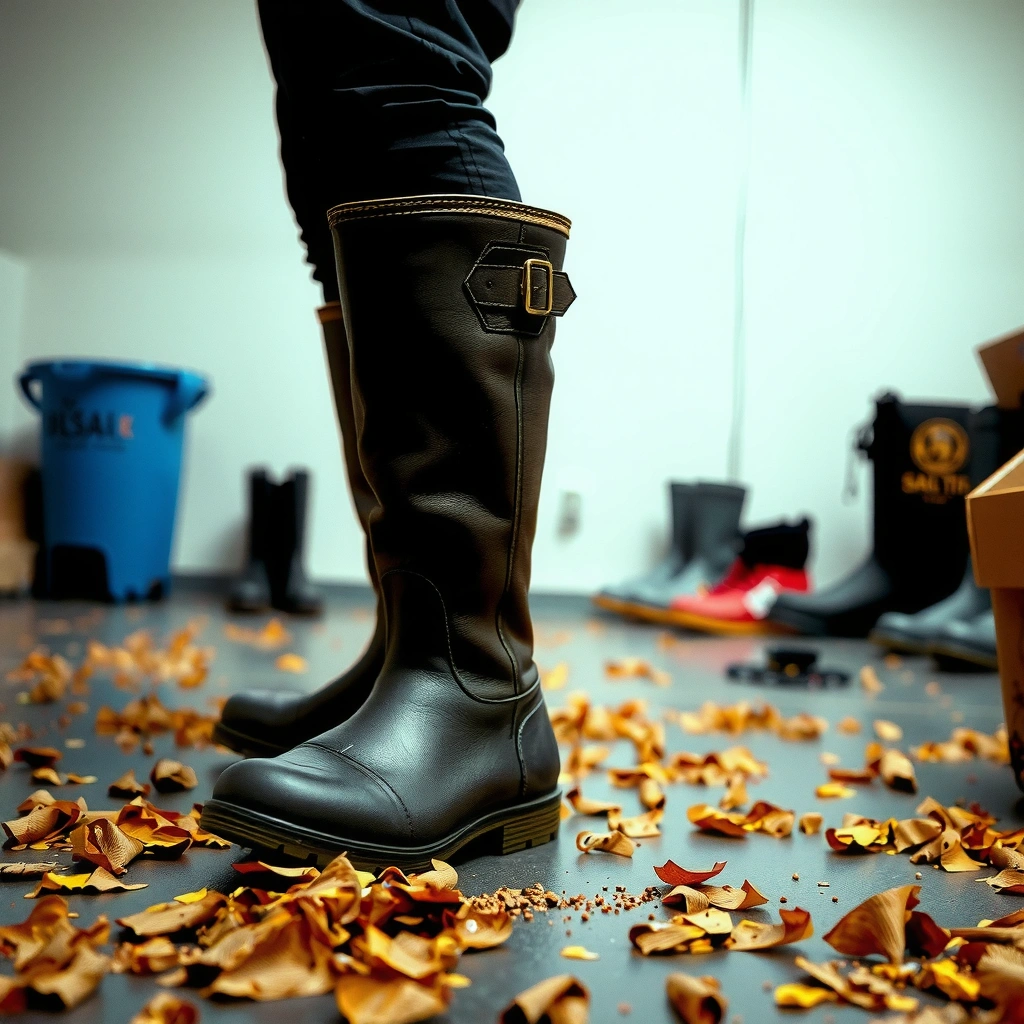 Gather - how to clean stinky boots