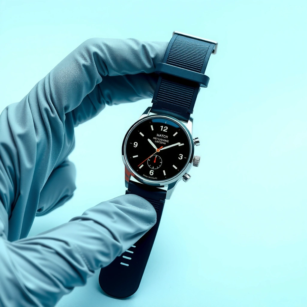 Gather Cleaning Supplies - how to clean a silicone watch band