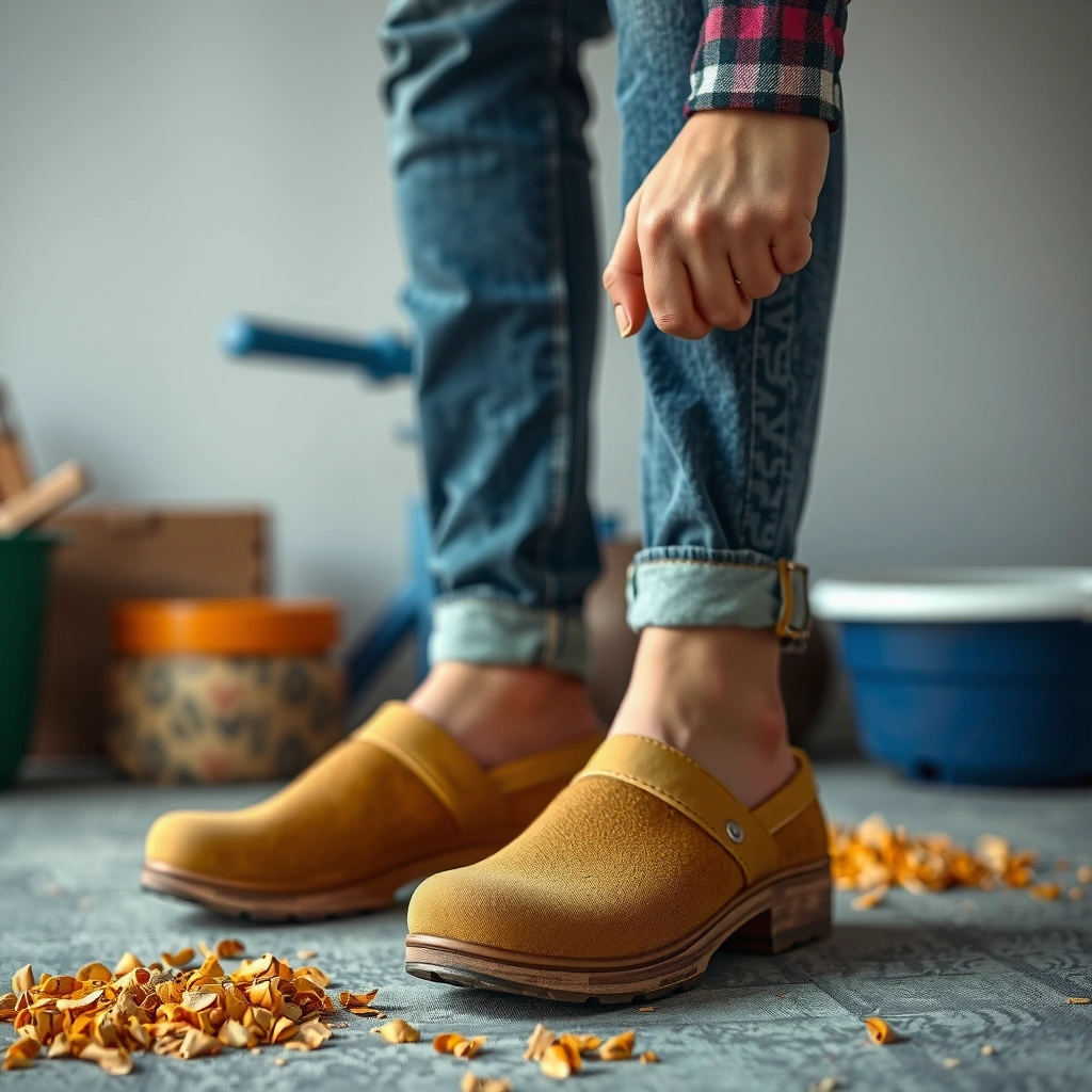 Gather Cleaning Supplies - how to clean dansko clogs