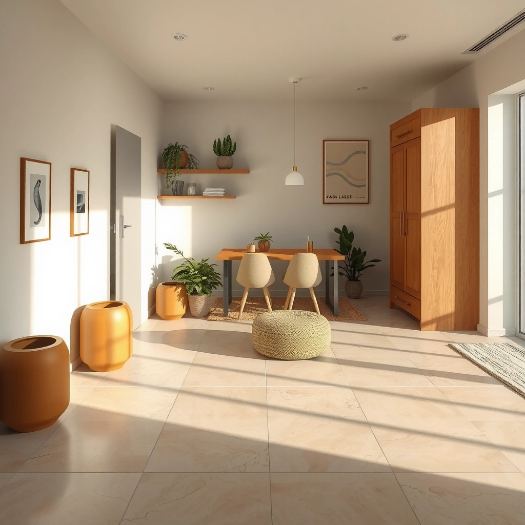 Gather Natural Cleaning Supplies - how to clean travertine floors naturally