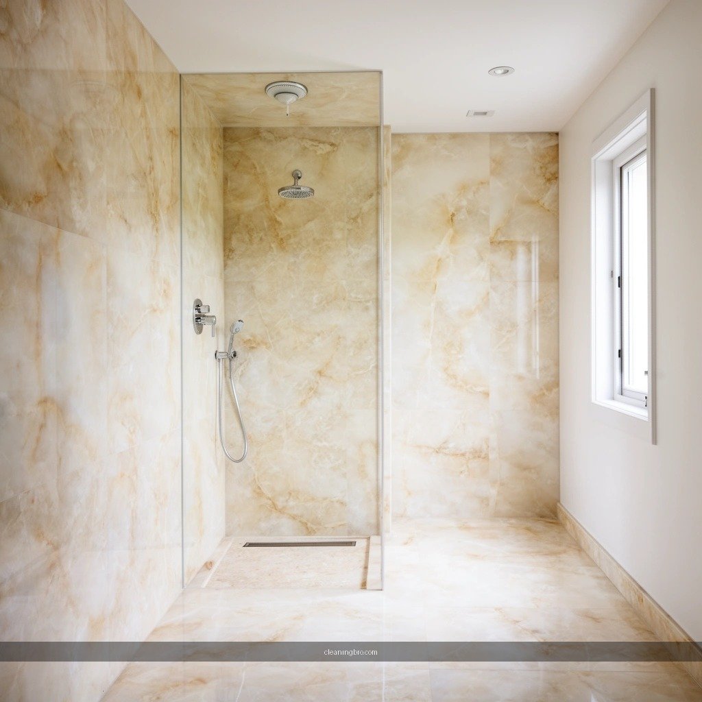 Gather Safe - how to clean onyx shower