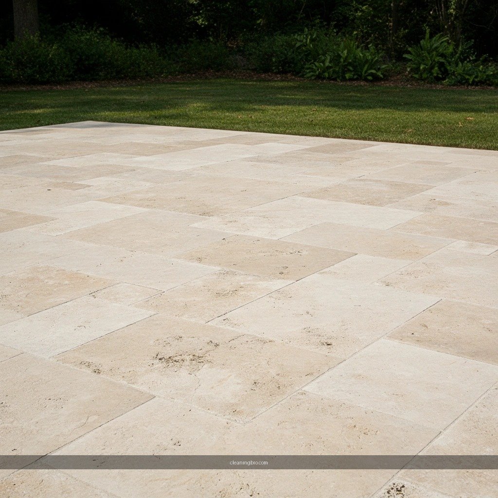 Gather Supplies - how to clean outdoor limestone