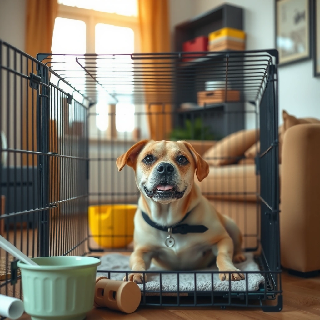 Gather Supplies - how to clean dog crate