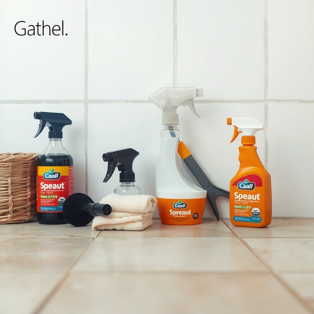 Gather Supplies - how to clean hairspray off tile floor