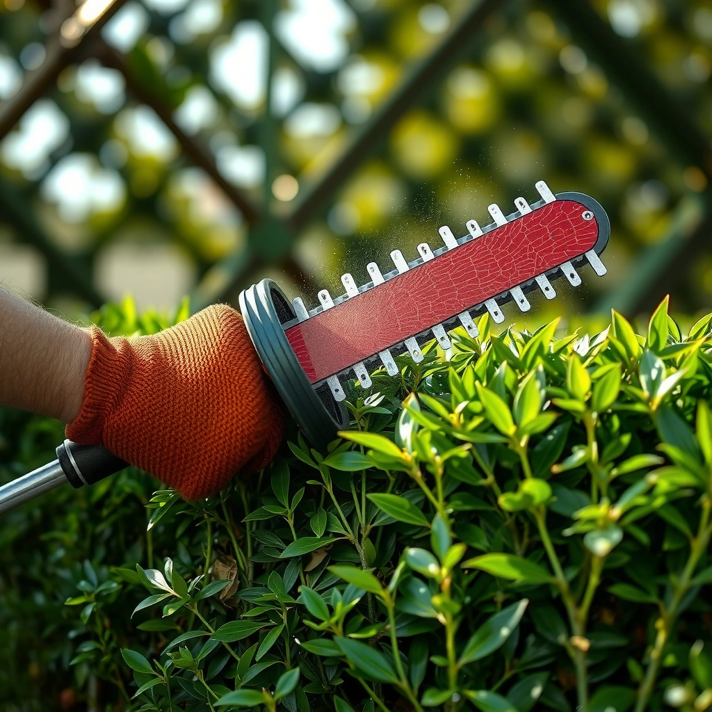 Gather Supplies - how to clean hedge trimmers