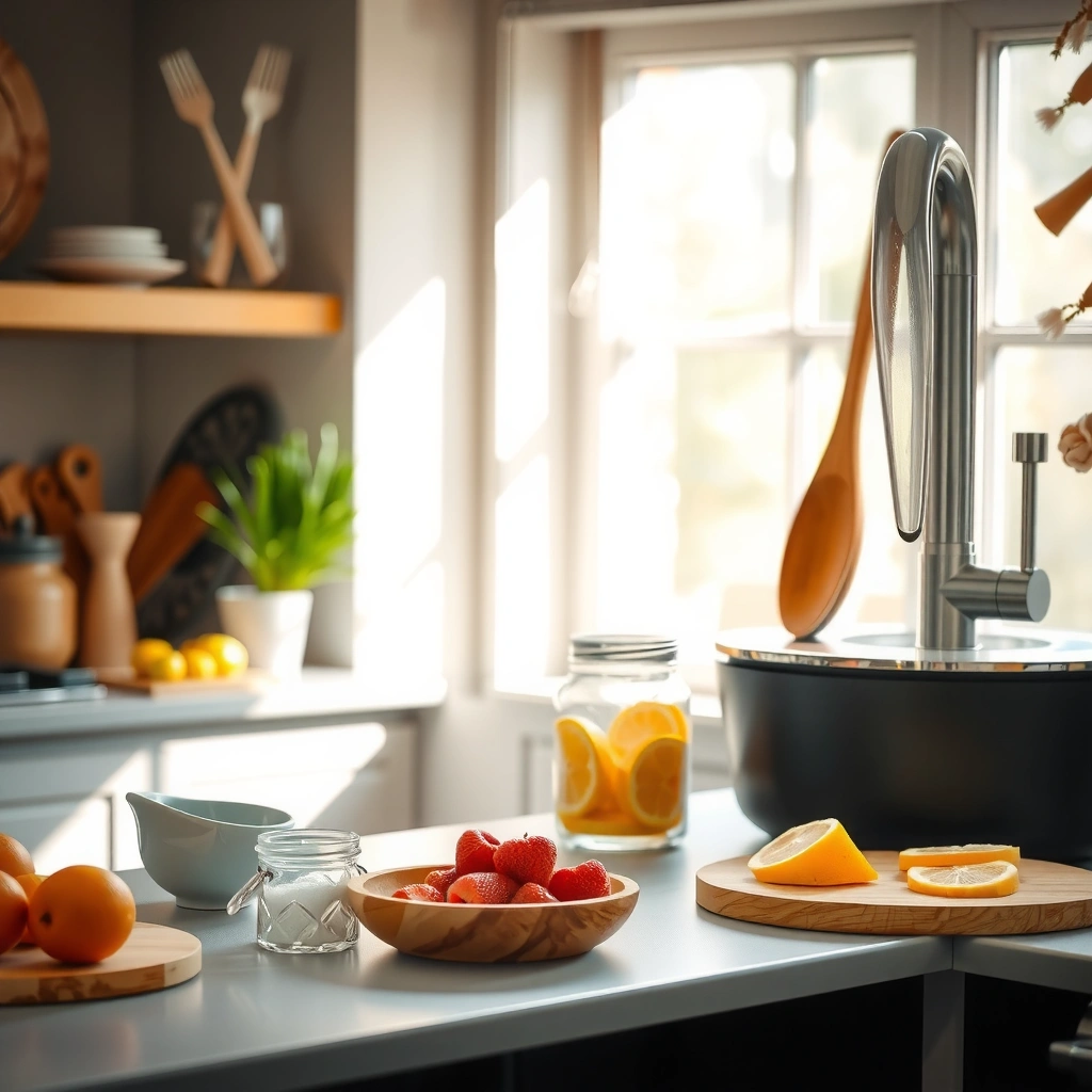 Gather Supplies - how to clean kitchen hardware