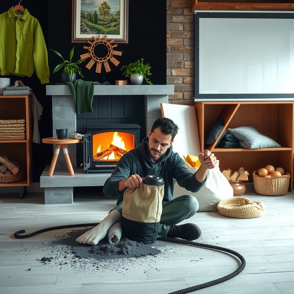 Gather Supplies - how to clean soot off fireplace