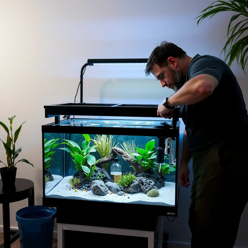 Gather Supplies - how to clean a planted tank
