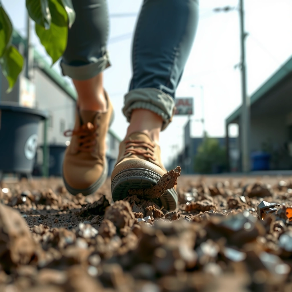 Gather Supplies - how to clean poop off bottom of shoes
