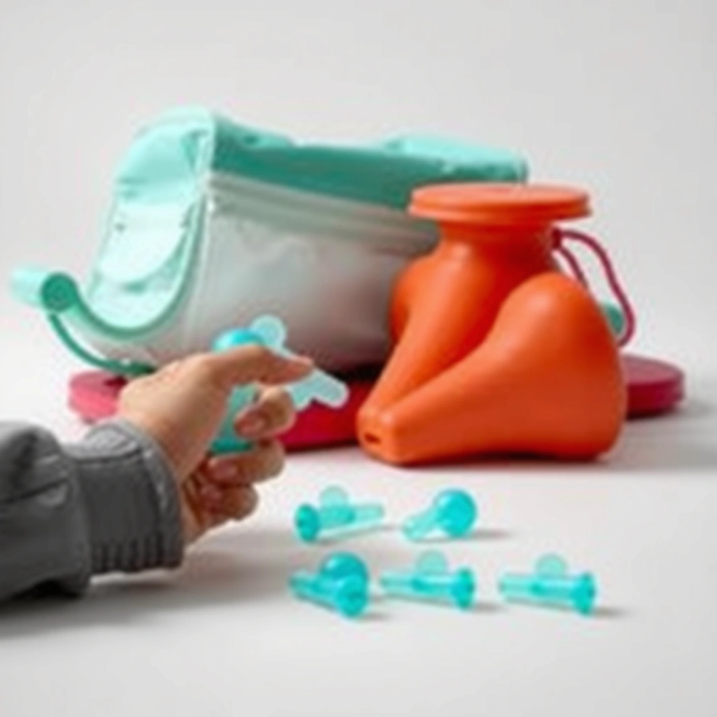 Gather Supplies - how to clean reusable ear plugs